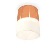 Ambrella Комплект накладного светильника с акрилом XS8122011 PPG/FR золото розовое полированное/белый матовый GX53 (C8122, N8402) XS8122011