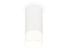 Ambrella Комплект накладного светильника с акрилом XS8161003 SWH/FR белый песок/белый матовый GX53 (C8161, N8402) XS8161003