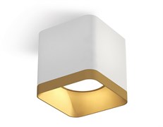 Ambrella Комплект накладного светильника XS7805004 SWH/SGD белый песок/золото песок MR16 GU5.3 (C7805, N7704) XS7805004