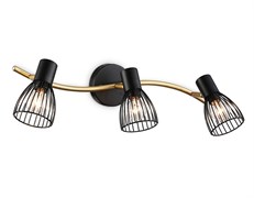 Ambrella Светильник накладной TR8661/3 BK/GD черный/золото E14/3 max 60W 550*100*170 TR8661