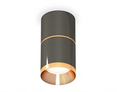 Ambrella Комплект накладного светильника XS7403081 DCH/PYG черный хром/золото желтое полированное MR16 GU5.3 (C7403, A2072, C7403, N7034) XS7403081