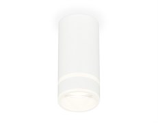 Ambrella Комплект накладного светильника с акрилом XS8161005 SWH/FR белый песок/белый матовый GX53 (C8161, N8444) XS8161005