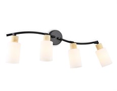 Ambrella Светильник накладной TR8723/4 BK/WD черный/дерево E14/4 max 60W 760*100*210 TR8723