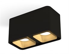 Ambrella Комплект накладного светильника XS7851004 SBK/SGD черный песок/золото песок MR16 GU5.3 (C7851, N7704) XS7851004