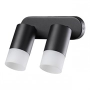 Novotech 370737 OVER NT21 000 черный Светильник накладной IP20 GU10 9W 235V FLAX 370737