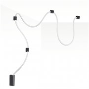 Odeon Light 4391/30CL черный/металл/канат Настенно-потолочный светильник накладной (3 черных крепления в комплекте) IP20 LED 30W 1185Лм 4000K CORDA 4391/30CL