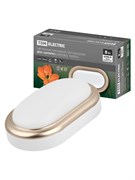 TDM Светильник накладной LED ДПО "Антарес" 8Вт 6500К овал 168*100*58 мм мат.золото IP54 SQ0354-0024