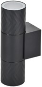 Светильник уличный 5108 настенный 2хGU10 IP65 черный IEK LT-UBU0-5108-GU10-2-K02