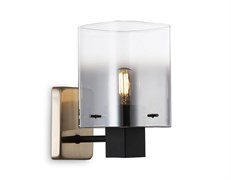 Ambrella Светильник настенный LH57045 BK/DBS/SM черный/темная латунь/дымчатый E14 max 40W 195*110*185 LH57045