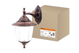 TDM Светильник Прага Эл-11-71-1М 60 Вт Е27 настенный вниз медь, прозрачный плафон SQ0330-0527