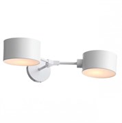 Evoluce SLE183501-02 светильник настенный белый / белый E14 2*60W SLE183501-02