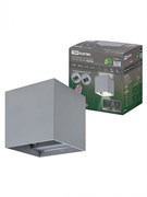 TDM Светильник настенный LED, Кватро, 2х3 Вт, 4000 К, Н100 мм, алюм./сер., вверх/вниз, IP65 SQ0345-1086