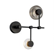 ST LUCE  SL6005.401.02 Светильник настенный Черный/Дымчатый, Прозрачный LED 2*3W SL6005.401.02