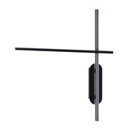 Odeon Light 3890/20WLP L-VISION ODL20 147 черный/металл Настенный светильник LED 3000K/4000K (перекл. ч/з тумблер) 20W 220V RUDY 3890/20WLP