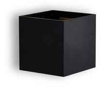 Ambrella Настенный светодиодный светильник FW138 BK/S черный/песок LED 3000K 10W 100*100*100 FW138