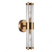 Odeon Light 4946/2W DROPS ODL22 553 бронзовый/прозрачный/стекло Настенный светильн. E27 1*40W IP44 KEPA 4946/2W