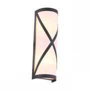 ST LUCE SL076.411.01 Светильник уличный настенный  Черный/Белый E27 2*60W SL076.411.01