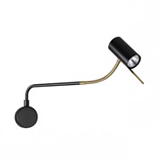 Odeon Light 4382/1W HIGHTECH ODL23 173 черный/античная бронза/металл Настенный св-к выкл. на плафоне IP20 LED GU10 10W GIGI 4382/1W