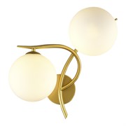 Evoluce SLE2210-201-02 Светильник настенный Золотой/Белый G9 2*5W SLE2210-201-02