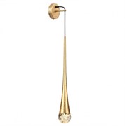 Odeon Light 4278/1W L-VISION ODL21 113 прозрачн/золот фольг-ние Настенный светильник IP20 GU10 LED 12W GOTTA 4278/1W