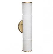 Odeon Light 6674/12WL L-VISION ODL24  123 Настенный светильник латунь/металл/алебастр IP20 LED 12W 540Лм 3000K/4000K MARBELLA 6674/12WL