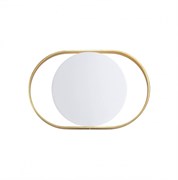 Odeon Light 4246/7WW HIGHTECH ODL21 179 бел/золотист/металл Настенный светильник IP20 LED 7W 560Лм 3000K MONDY 4246/7WW