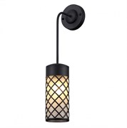 Odeon Light 4834/1W NATURE ODL21 567 черный/стекло Ландшафтный настенный светильник E27 1*60W IP44 DUNES 4834/1W