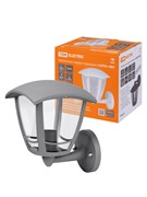 TDM Светильник садово-парковый "СИТИ" НБУ 07-60-001 У1 4-х гранник настенный вверх серый SQ0330-1320