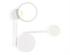 Ambrella Настенный поворотный светодиодный светильник FL5197 SWH белый песок LED 3000K 13W 445*400*60 FL5197