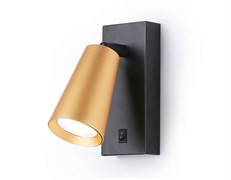 Ambrella Светильник настенный TA13142 BK/GD черный/золото GU10 max 12W 140*60*90 TA13142