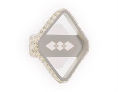 Ambrella Настенный светодиодный светильник с хрусталем FA225 WH белый LED 6400K+3000K/4200K 24W 200*200*40 FA225