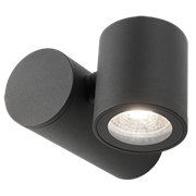 Gauss Светильник садово-парковый Sonata настенный архитектурный, 1xGU10, 142x155x70mm, 170-240V / 50Hz, Max.35W, IP54, GD151