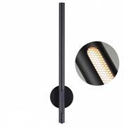 Odeon Light 6643/7WL HIGHTECH ODL24 черный/металл/акрил Настенный светильник (выкл на корпусе) IP20 LED 10W 3000K 220V MALI 6643/7WL