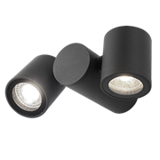 Gauss Светильник садово-парковый Sonata настенный архитектурный, 2xGU10, 221x155x70mm, 170-240V / 50Hz, 2xMax.35W, IP54, GD152