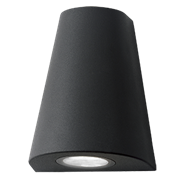 Gauss Светильник садово-парковый Sigma настенный архитектурный, GU10, 125*88*156mm, 170-240V / 50Hz, 1xMax.35W, IP54, GD163