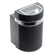 Gauss Светильник садово-парковый Enigma настенный архитектурный, GU10, 100*105*155mm, 170-240V / 50Hz, 1xMax.50W, IP54, 8 GD160