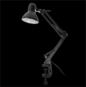 ФАZA Светильник Наст. TBL-01, Е27, струбцина, черн. .5046238