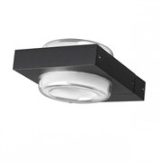 Odeon Light 6654/6WL NATURE ODL24 черный/металл Уличный  настенный светильник IP54  LED 6W 4000K AC85-265V VART 6654/6WL