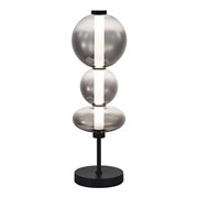 ST LUCE SL6119.404.18 Прикроватная лампа Черный/Дымчато-Серый LED 1*18W 3000K SL6119.404.18