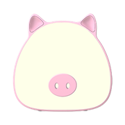 Светильник ночник настольный Gauss Qplus модель GTL703 5W 200lm 2700-6000K 5V Li-ion 1200mA розовый диммируемый LED 1/10/30 NN7034