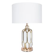 Arte Lamp A4016LT-1WH REVATI Настольная лампа, металл/керамика/текстиль A4016LT-1WH
