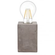 Eglo 49812 Настольная лампа PRESTWICK, 1х60W (E27), 90х90, H130, керамика, серый 49812