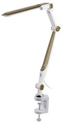 ЭРА Настольный светильник NLED-496-12W-G светодиодный на струбцине золото Б0052769