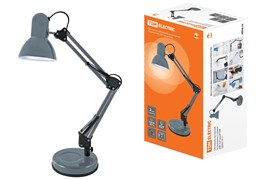 TDM Светильник настольный на основании 2 колена 60Вт, E27 серый SQ0337-0111