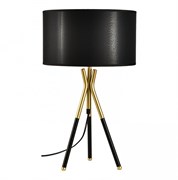 Lussole S.R.L Лампа настольная черный/матовое золото LSP-0615