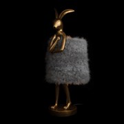 LOFT IT 10315/B Grey fluff Настольная лампа Lapine 10315/B Grey fluff