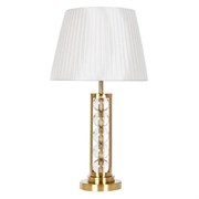 Arte Lamp A4062LT-1PB JESSICA Настольная лампа медный/стекло/бежевый текстиль A4062LT-1PB