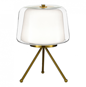 ST LUCE SL6127.304.01 Светильник настольный Латунь/Белый, Прозрачный LED 1*16W 3000K SL6127.304.01