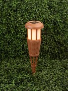 ЭРА Светильник уличный ERASF22-35 на солнечной батарее садовый Факел бамбук Б0053383