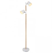 Lussole LGO Торшер металл белый/сосна LSP-0628